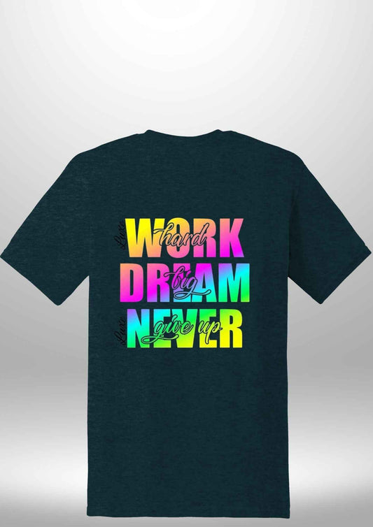Work Hard Luxe T-Shirt - Luxe Custom Designer