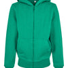 Organic kids basic zip hoodie