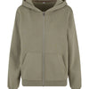 Women’s fluffy zip hoodie