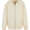 Kids fluffy zip hoodie