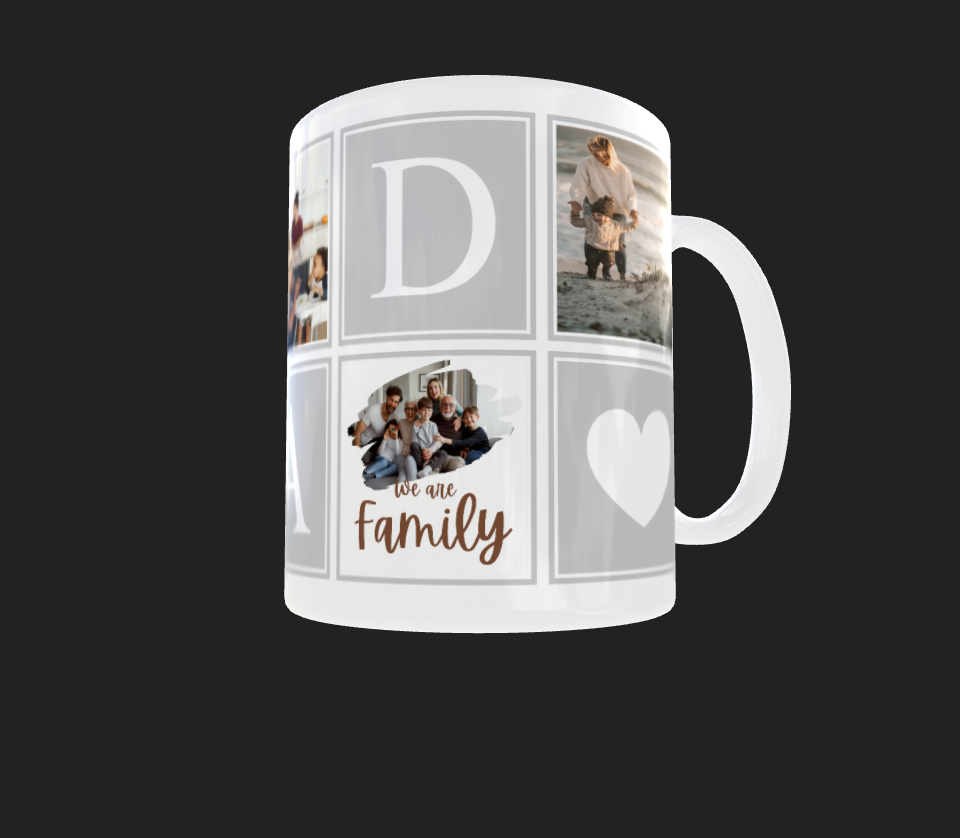 5 image DAD Photo Mug - Luxe Custom Designer