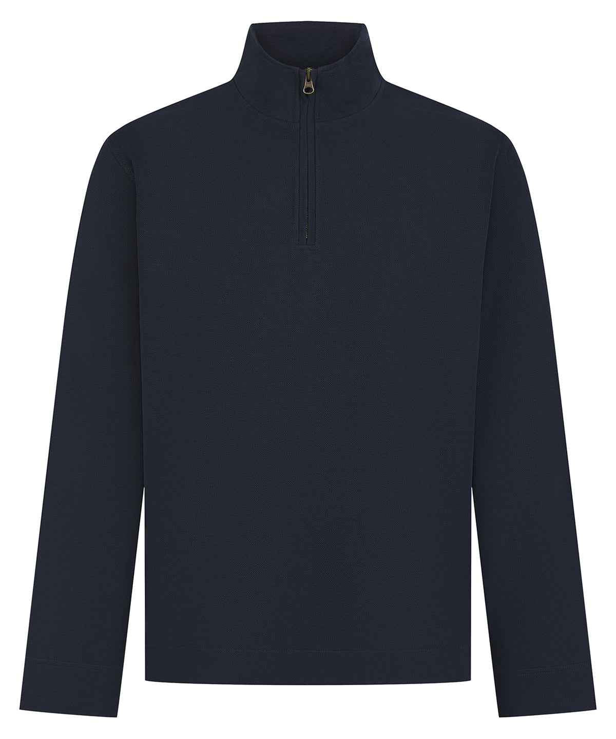 Premium piqué 1/4-zip top