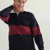 Panelled rugby shirt