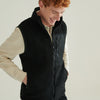 Recycled sherpa gilet