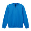Softstyle™ midweight adult fleece 1/4-zip sweatshirt