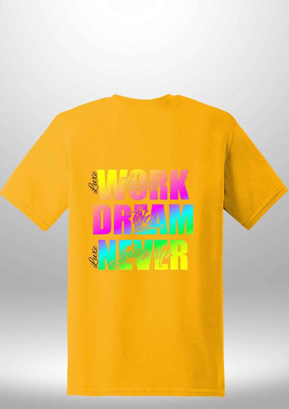 Work Hard Luxe T-Shirt - Luxe Custom Designer