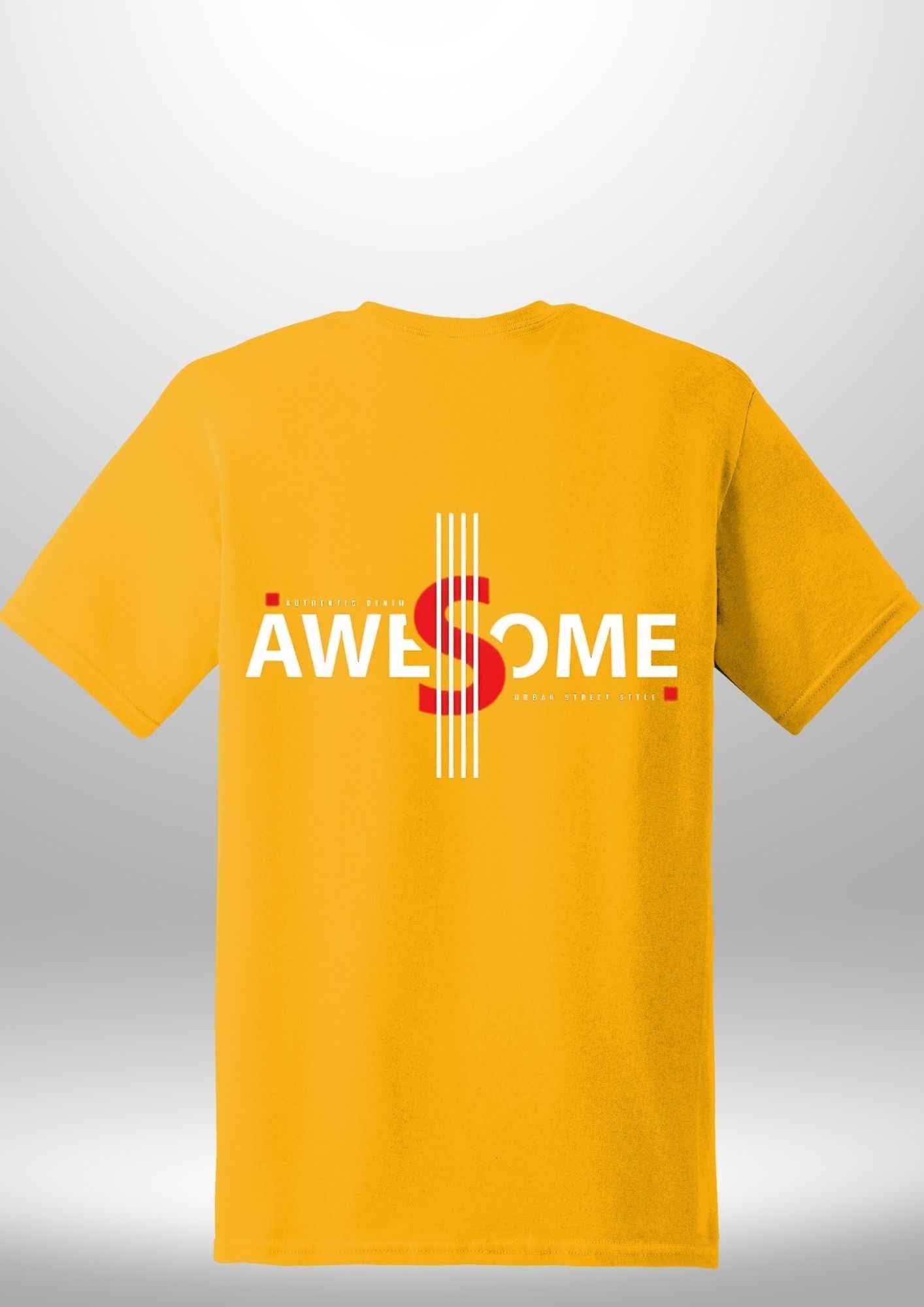 Luxe Custom "AWESOME" T-Shirt - Luxe Custom Designer