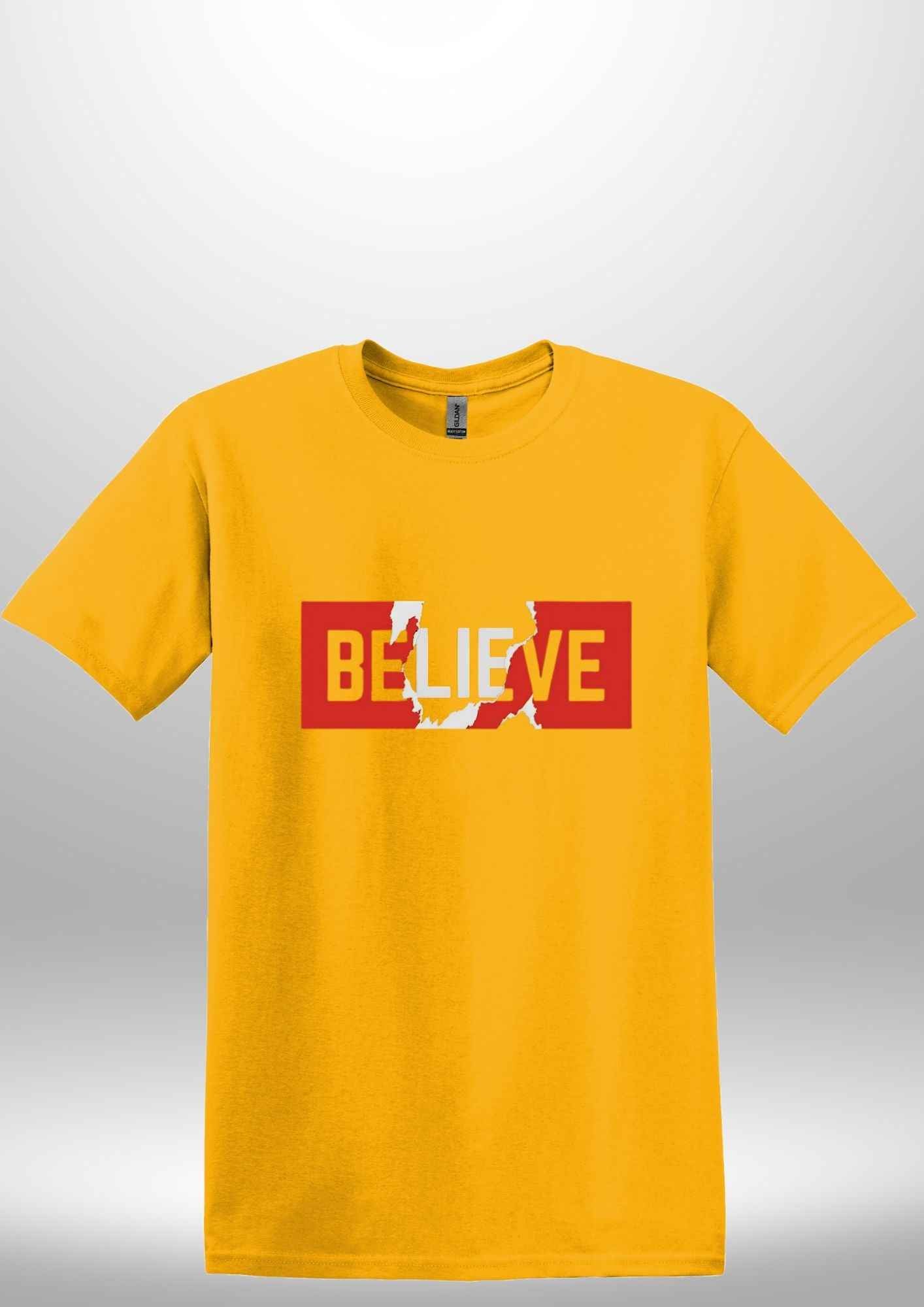 "Believe" Luxe T-shirt - Luxe Custom Designer