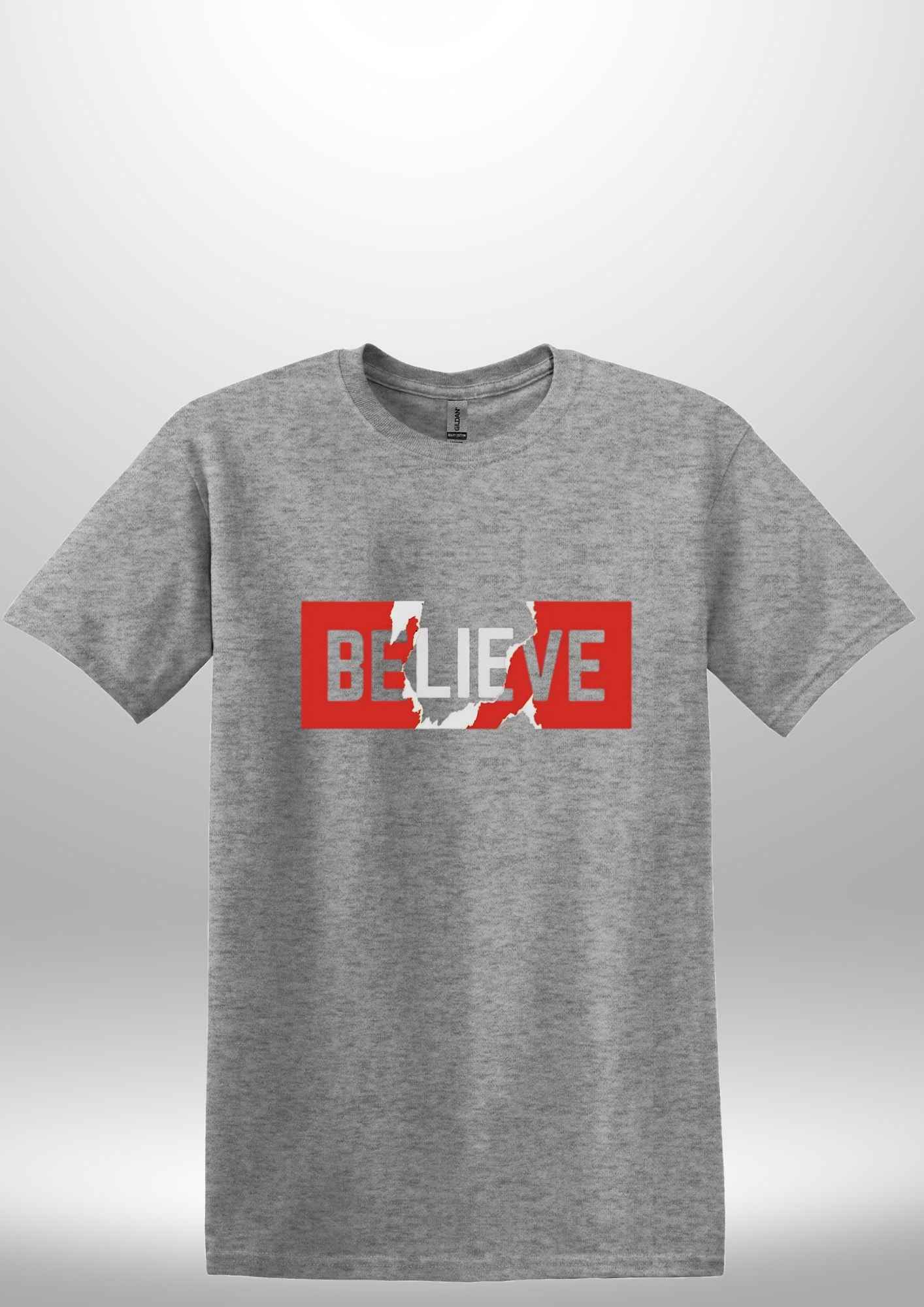 "Believe" Luxe T-shirt - Luxe Custom Designer