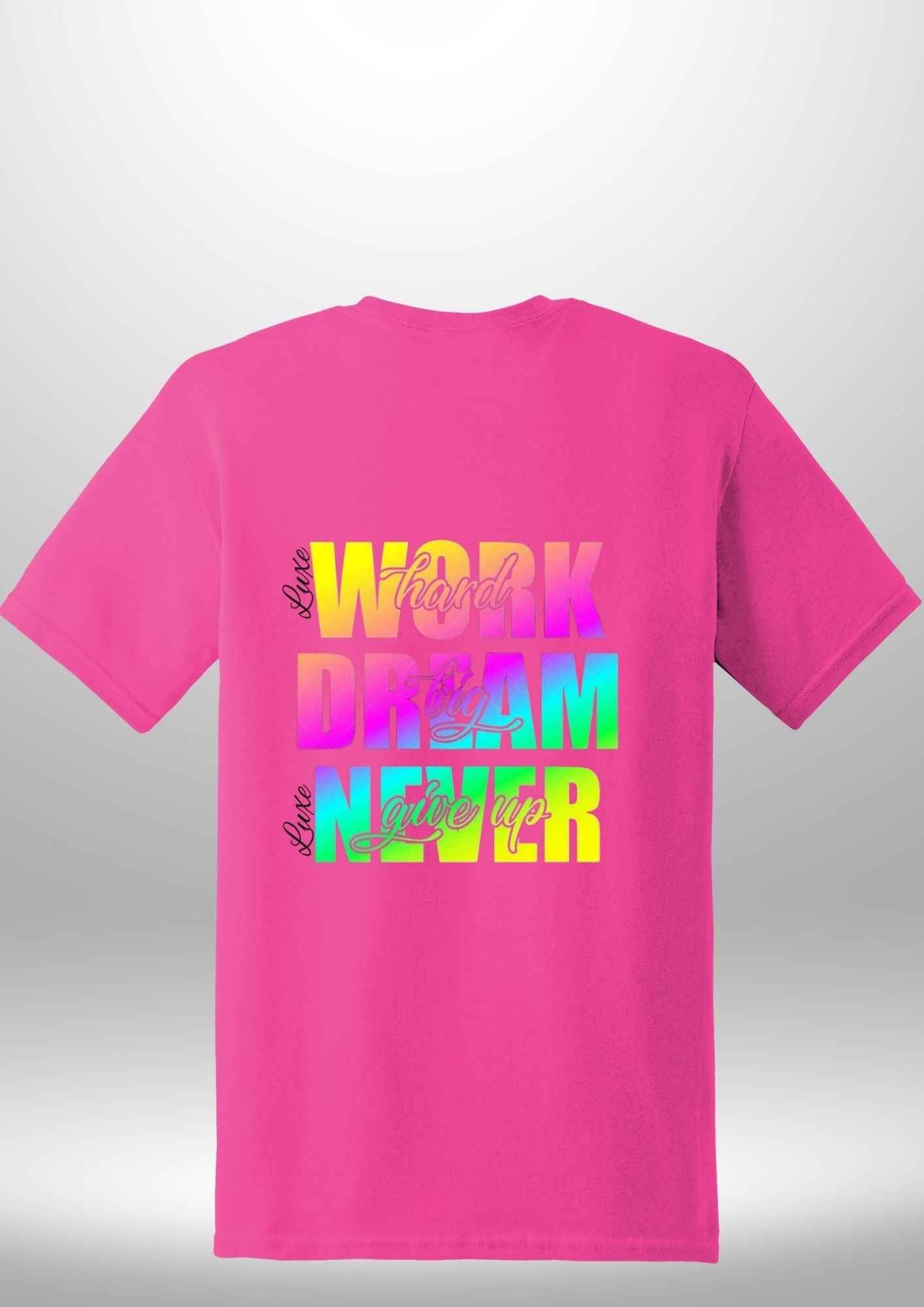 Work Hard Luxe T-Shirt - Luxe Custom Designer