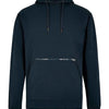 Regular fit piqué hoodie with zipped pocket