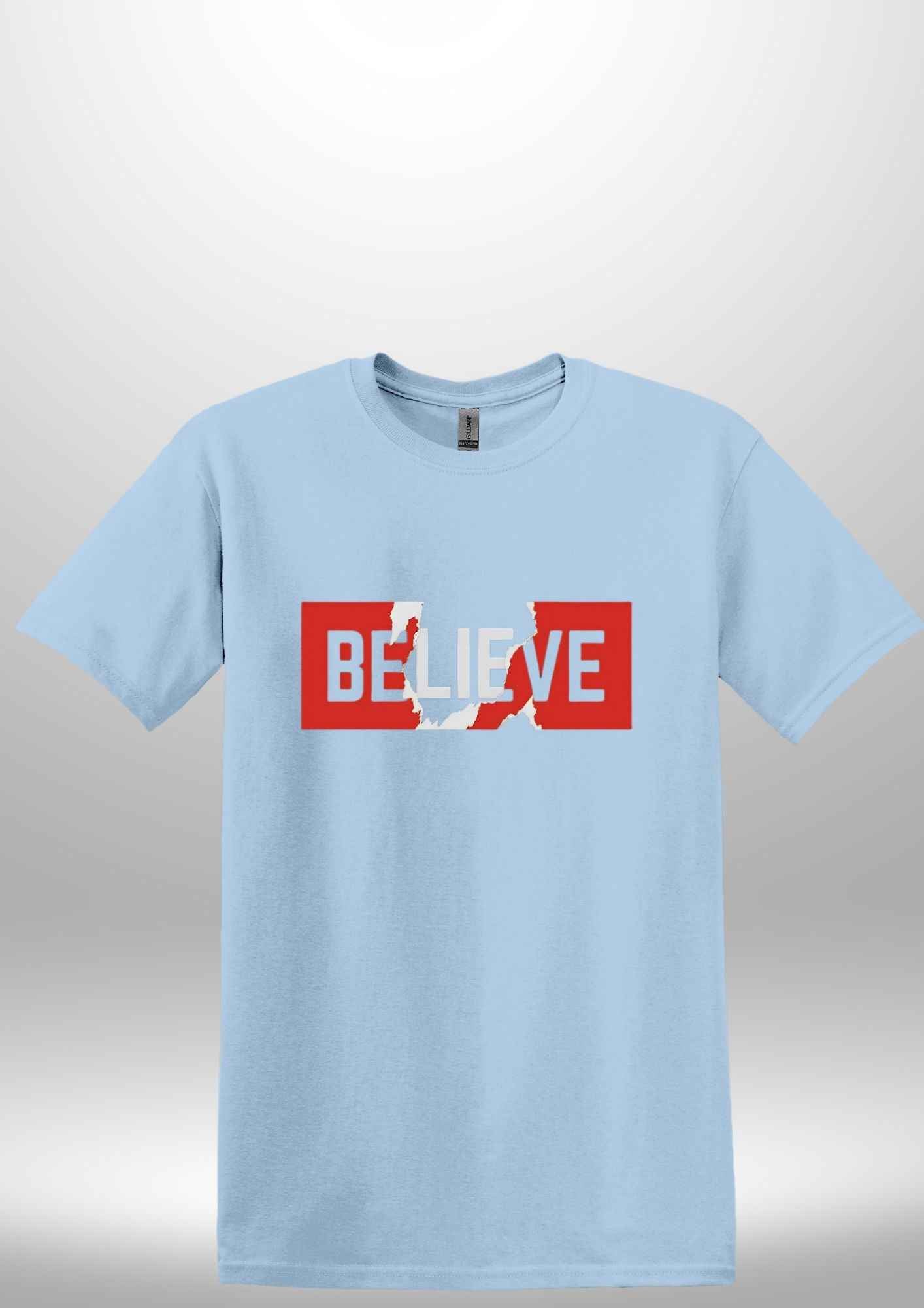 "Believe" Luxe T-shirt - Luxe Custom Designer
