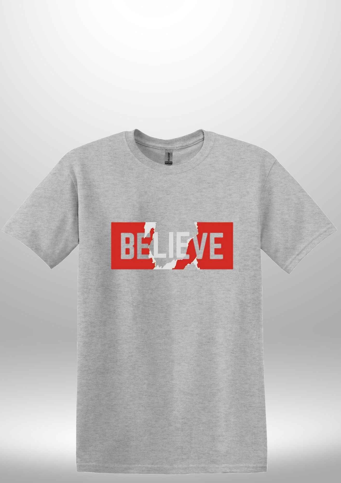 "Believe" Luxe T-shirt - Luxe Custom Designer