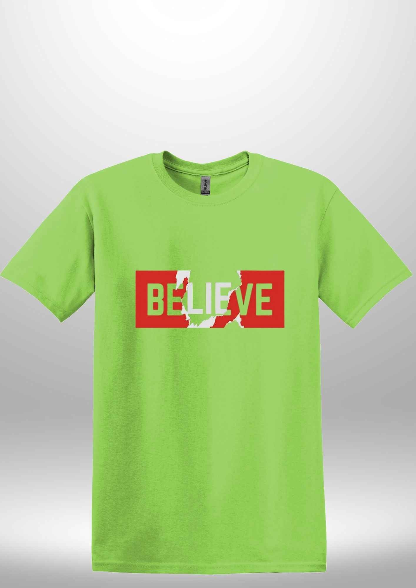 "Believe" Luxe T-shirt - Luxe Custom Designer