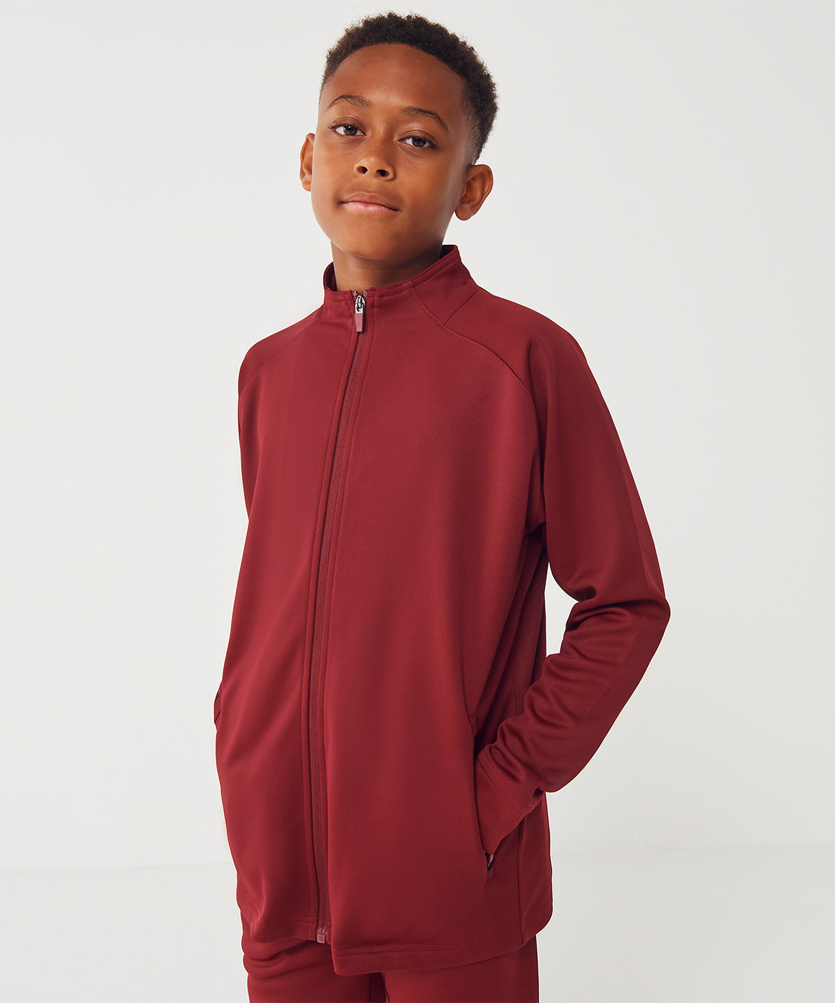Kids knitted tracksuit top