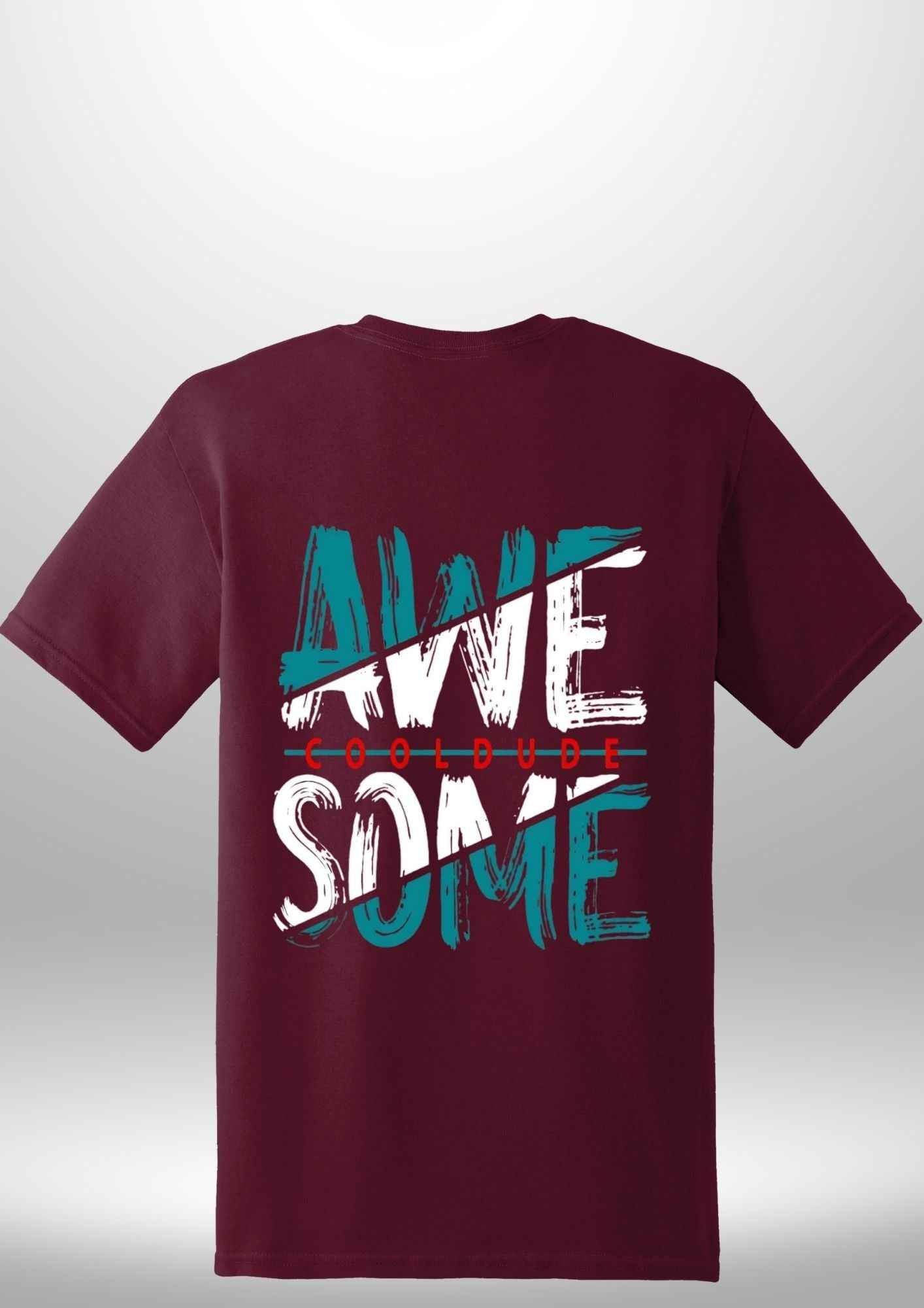 "AWESOME" Luxe T-Shirt - Luxe Custom Designer