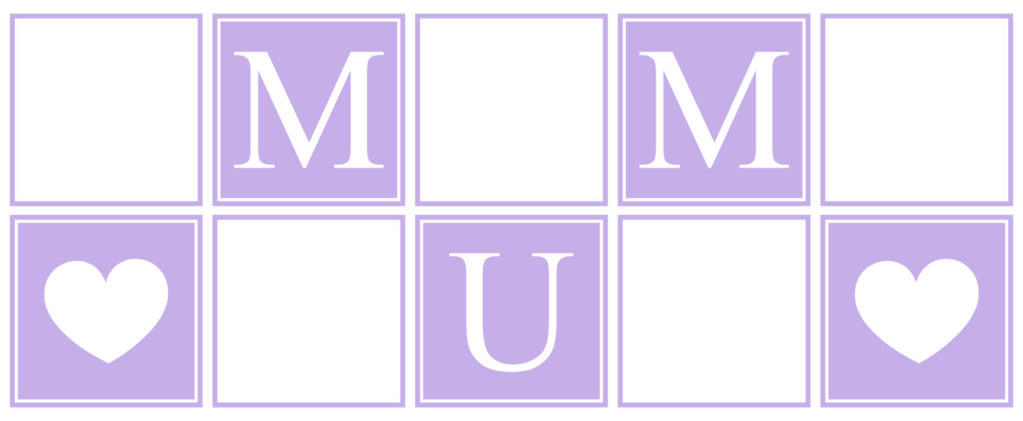 MUM Panel Photo Mug - Luxe Custom Designer