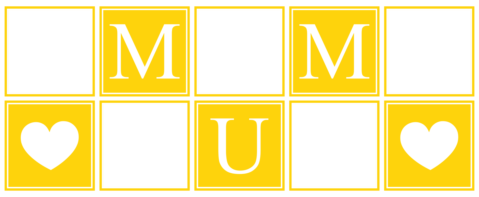 MUM Panel Photo Mug - Luxe Custom Designer