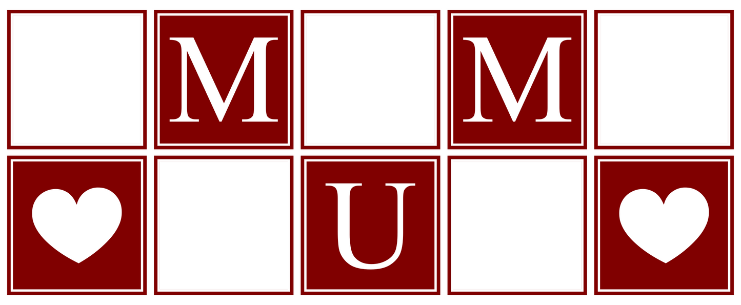 MUM Panel Photo Mug - Luxe Custom Designer