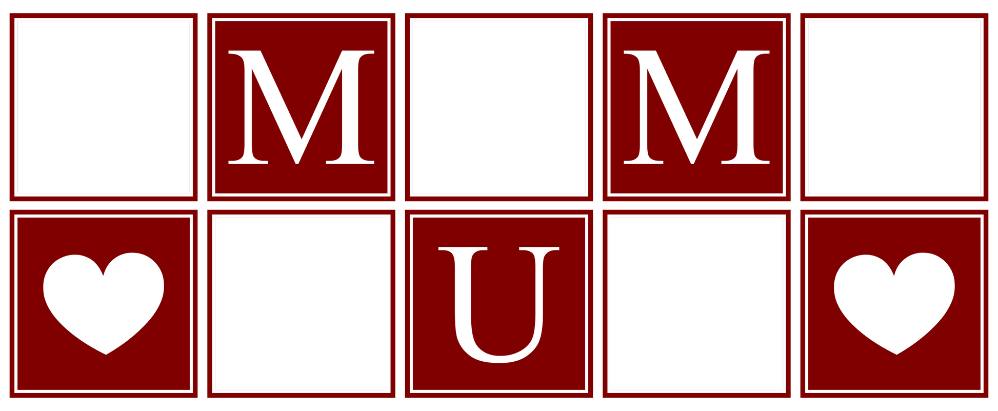 MUM Panel Photo Mug - Luxe Custom Designer