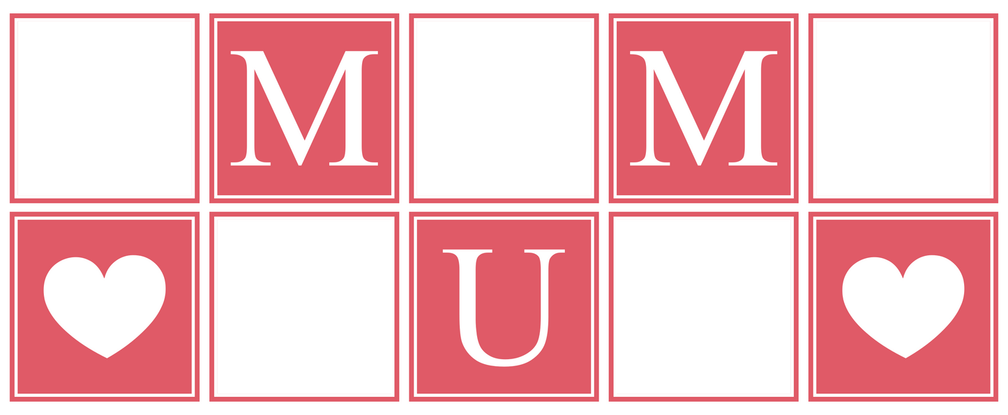 MUM Panel Photo Mug - Luxe Custom Designer