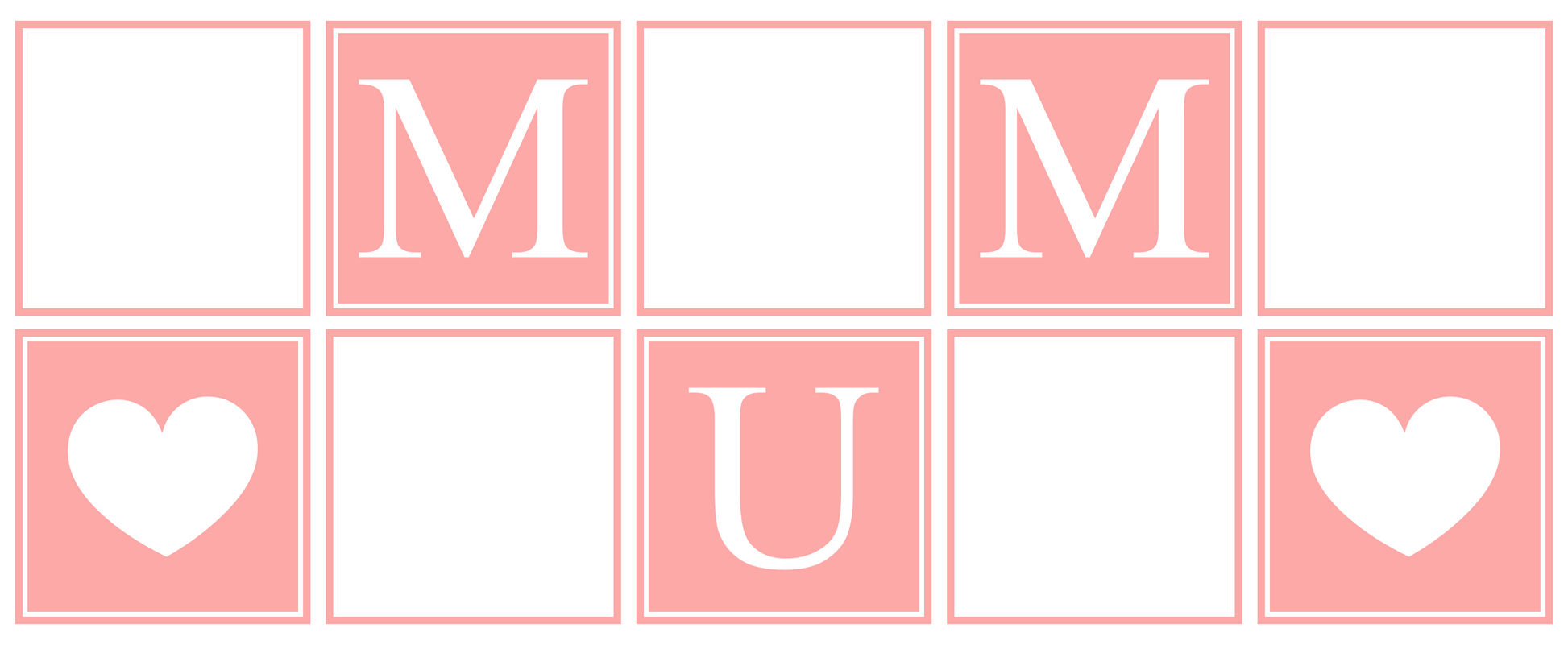 MUM Panel Photo Mug - Luxe Custom Designer