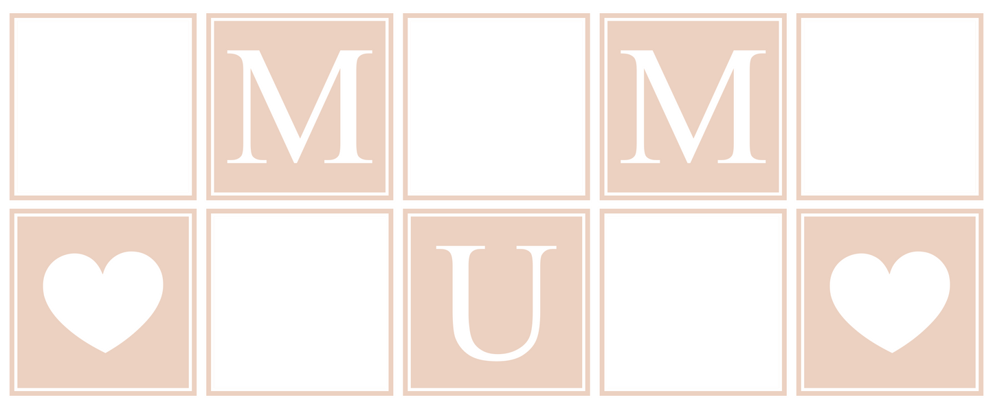 MUM Panel Photo Mug - Luxe Custom Designer