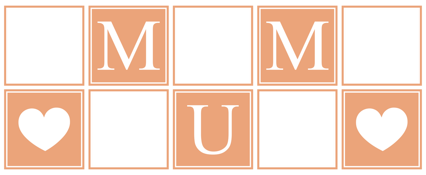 MUM Panel Photo Mug - Luxe Custom Designer