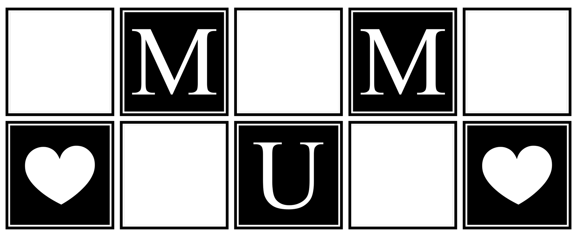 MUM Panel Photo Mug - Luxe Custom Designer