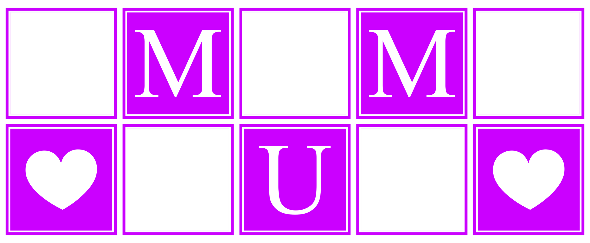 MUM Panel Photo Mug - Luxe Custom Designer