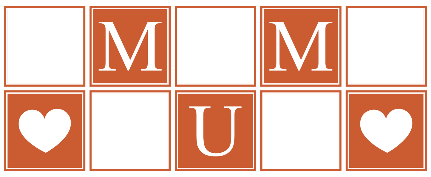 MUM Panel Photo Mug - Luxe Custom Designer