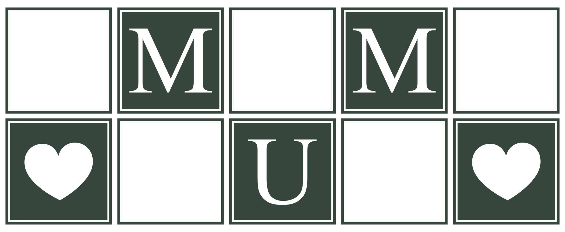 MUM Panel Photo Mug - Luxe Custom Designer