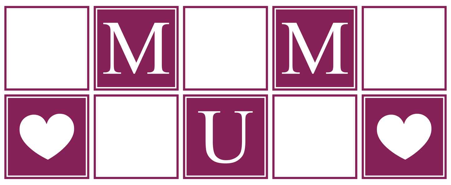 MUM Panel Photo Mug - Luxe Custom Designer