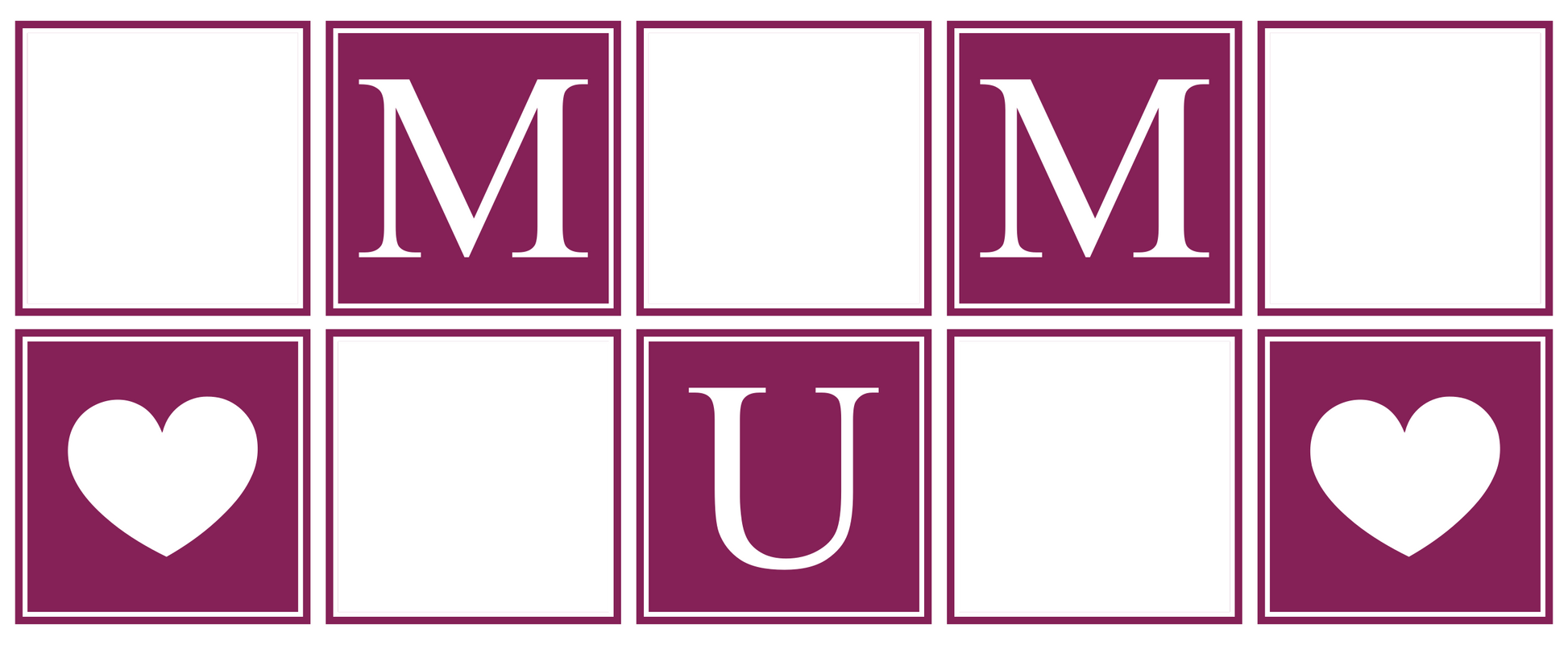 MUM Panel Photo Mug - Luxe Custom Designer