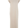 Women’s long extended shoulder dress