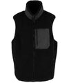 Bonded sherpa vest