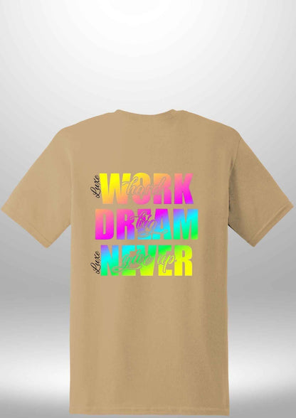 Work Hard Luxe T-Shirt - Luxe Custom Designer