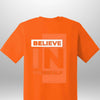 Red "Believe In Yourself" Luxe T-Shirt - Luxe Custom Designer