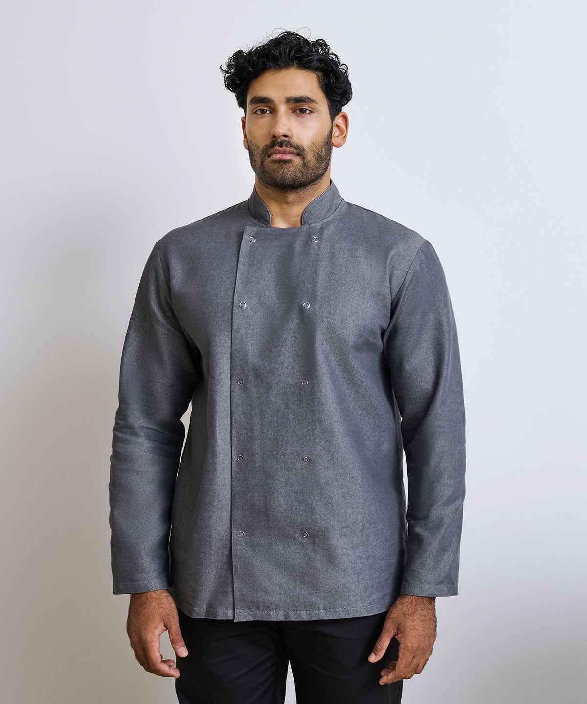 Denim chef's jacket