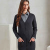 Women's longline knitted cardigan