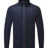 Men's spun dyed sustainable zip-through sweatshirt
