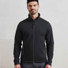 Men's spun dyed sustainable zip-through sweatshirt