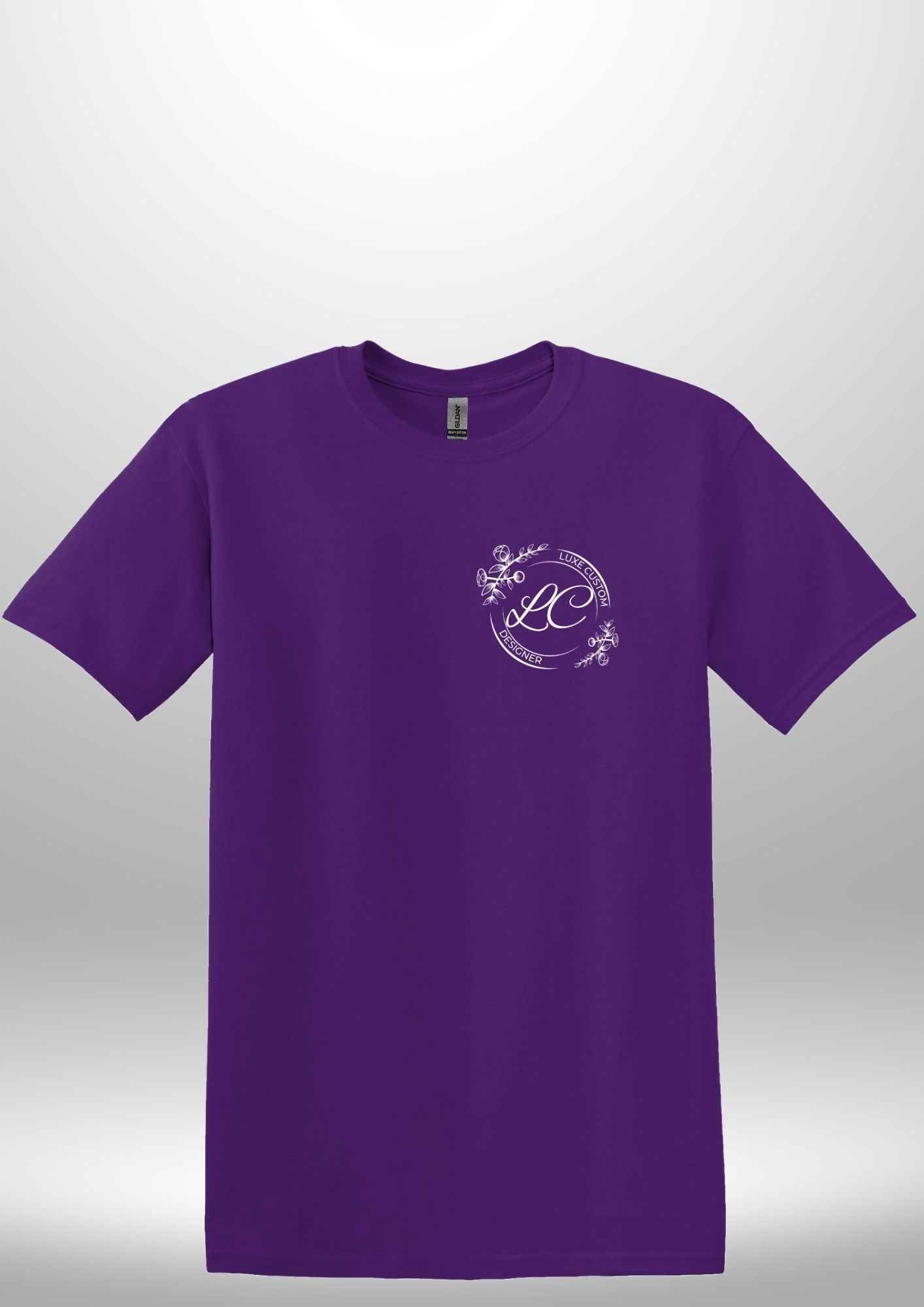 Red "Believe In Yourself" Luxe T-Shirt - Luxe Custom Designer