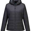 Women’s professional hooded insulated baffle jacket (S613)