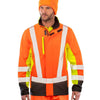 Recycled 3-layer printable 3-tone safety softshell