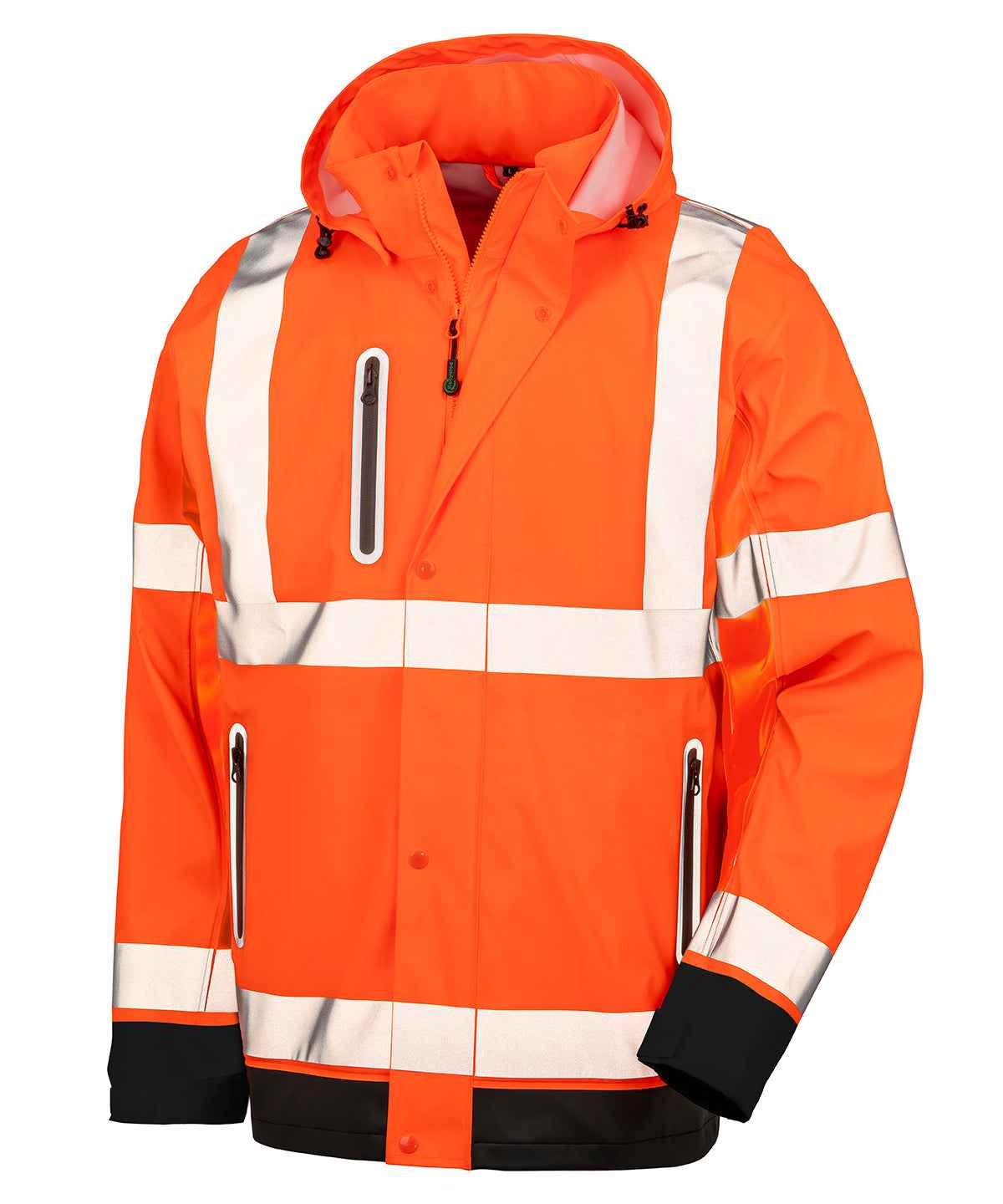 Heavy-duty prism PU safe and dry jacket with recycled backing