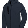 3-layer recycled printable casual hooded softshell