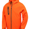 3-layer recycled printable casual hooded softshell
