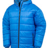 Recycled hooded padded parka