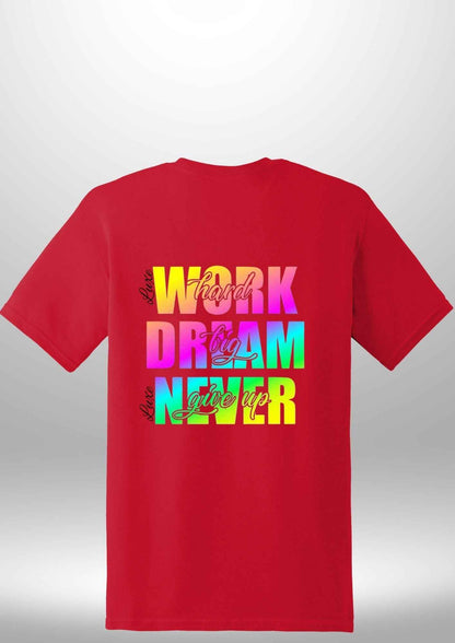 Work Hard Luxe T-Shirt - Luxe Custom Designer